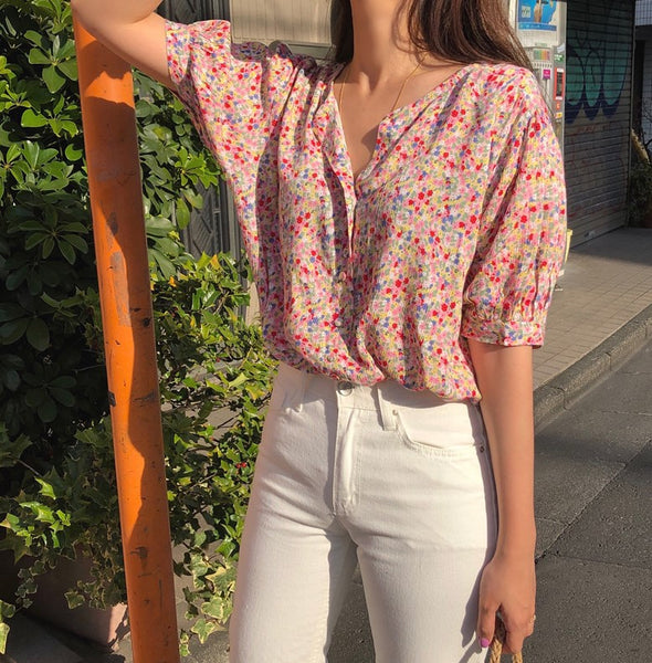 Ditsy Floral Blouse